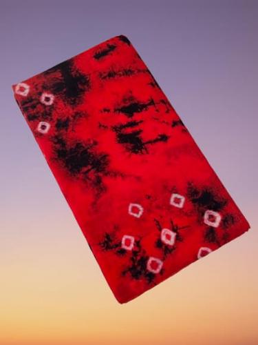 PL COTTON SAREES WITH WAX DOT PRINT DESIGNS